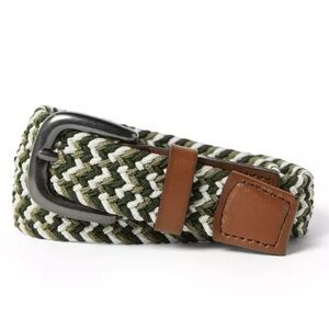 Janie and Jack Boy Camo Green Braided
Leather Trim Belt Size 4 to 5